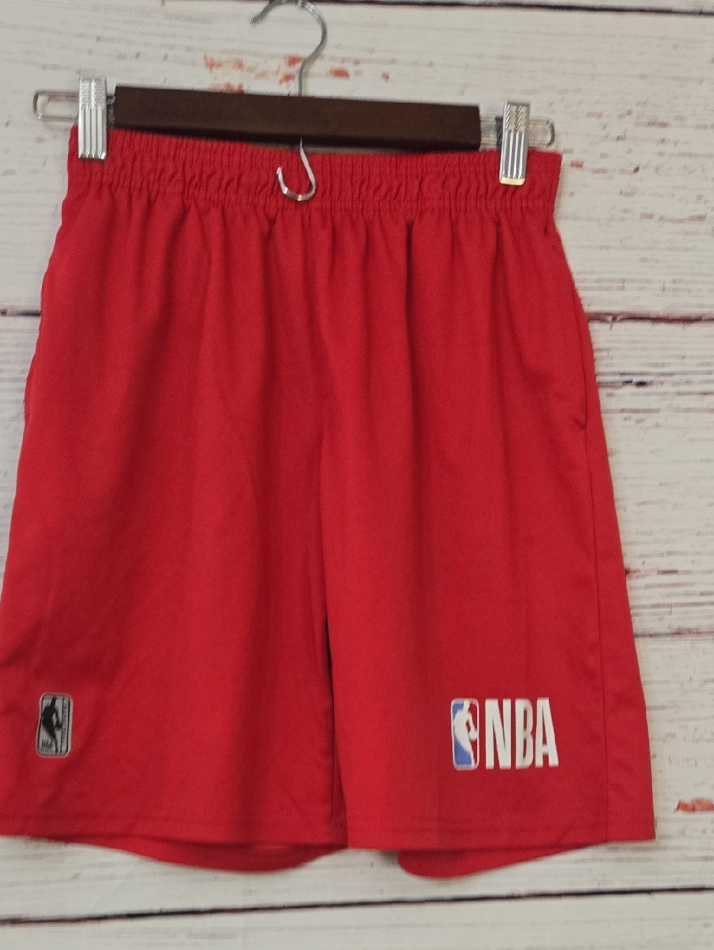 NBA Youth Boys Red Basketball Shorts Size 14-16